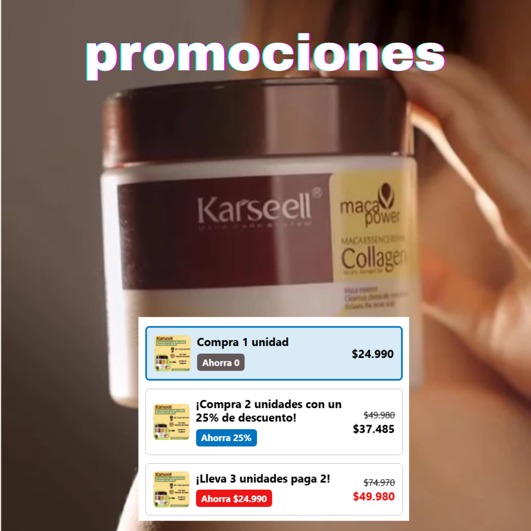 KARSEELL® Botox capilar N°1 💆♀️ PRODUCTO ORIGINAL